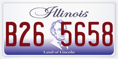 IL license plate B265658