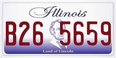 IL license plate B265659