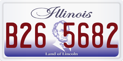 IL license plate B265682