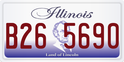 IL license plate B265690