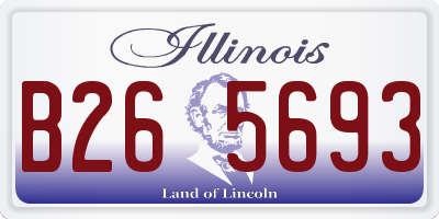 IL license plate B265693