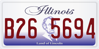 IL license plate B265694