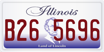 IL license plate B265696