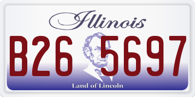 IL license plate B265697