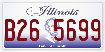 IL license plate B265699