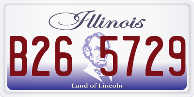 IL license plate B265729