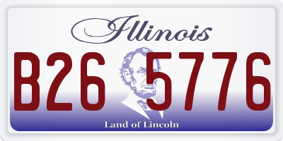 IL license plate B265776