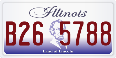 IL license plate B265788