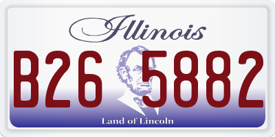 IL license plate B265882