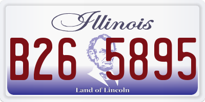 IL license plate B265895
