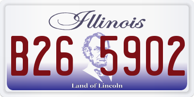 IL license plate B265902