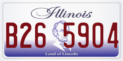 IL license plate B265904