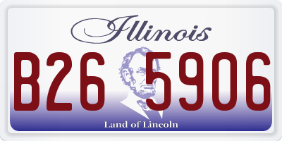 IL license plate B265906