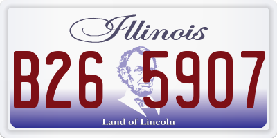 IL license plate B265907