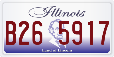 IL license plate B265917