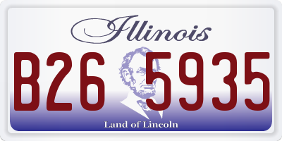 IL license plate B265935