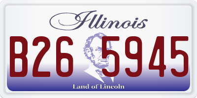 IL license plate B265945