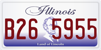 IL license plate B265955