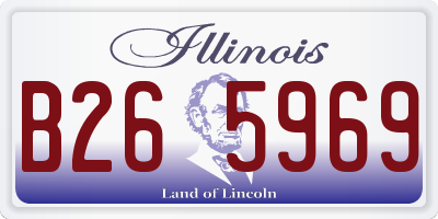 IL license plate B265969