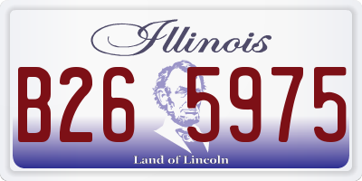 IL license plate B265975