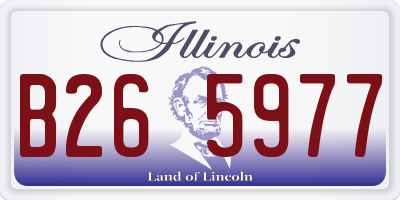 IL license plate B265977