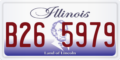 IL license plate B265979