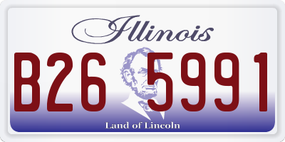 IL license plate B265991