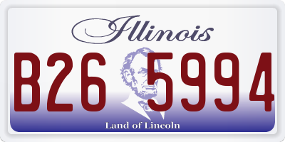 IL license plate B265994