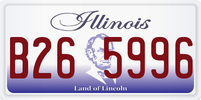 IL license plate B265996