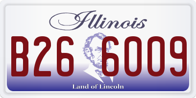 IL license plate B266009