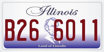 IL license plate B266011