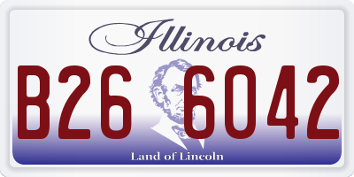 IL license plate B266042