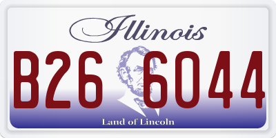 IL license plate B266044