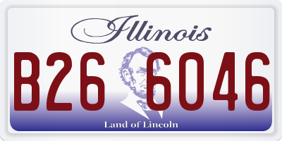 IL license plate B266046
