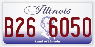 IL license plate B266050