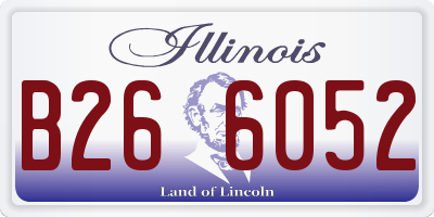 IL license plate B266052
