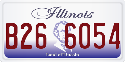 IL license plate B266054
