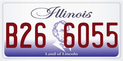 IL license plate B266055