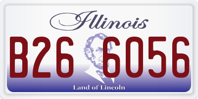 IL license plate B266056