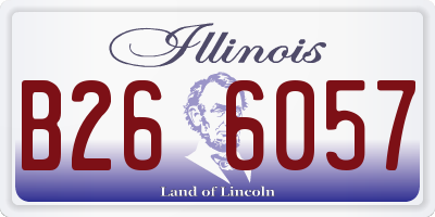 IL license plate B266057