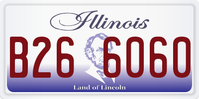 IL license plate B266060
