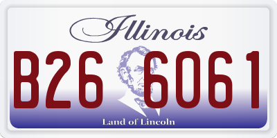 IL license plate B266061