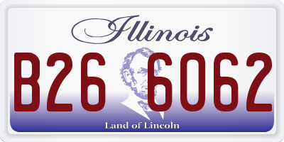 IL license plate B266062