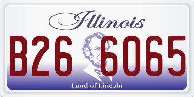 IL license plate B266065