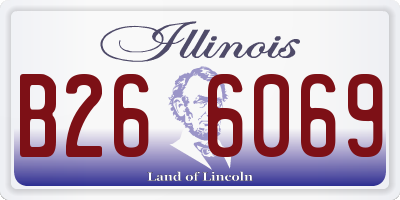 IL license plate B266069