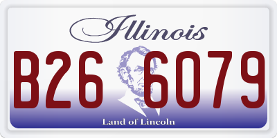 IL license plate B266079