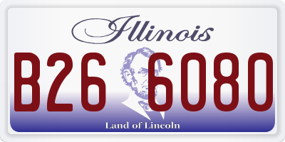 IL license plate B266080