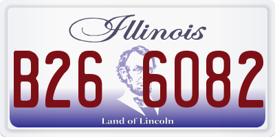 IL license plate B266082