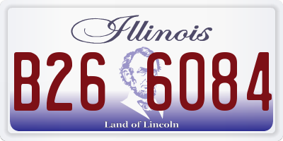 IL license plate B266084
