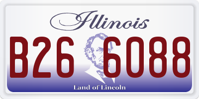 IL license plate B266088